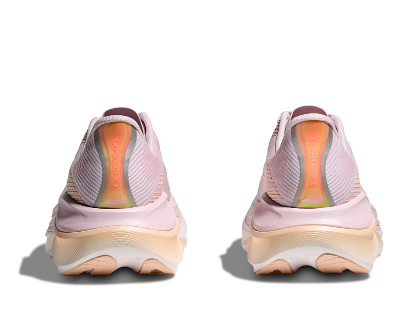 Hoka Skyward X 2 Women's Running Shoes - Lilac Cream Tangerine Glow-4