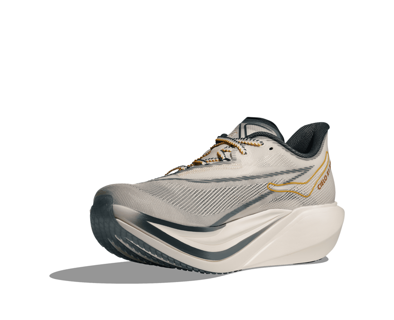 Hoka Cielo X1 3.0 Unisex Race Day Shoes -  Alabaster Yellow Gold-2