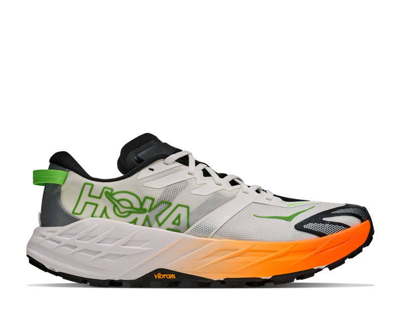 Hoka Speedgoat 7 Men's Trail Running Shoes - Frost Neon Tangerine