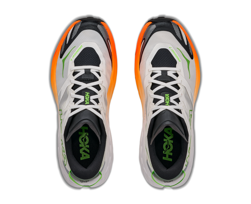 Hoka Speedgoat 7 Men's Trail Running Shoes - Frost Neon Tangerine-6