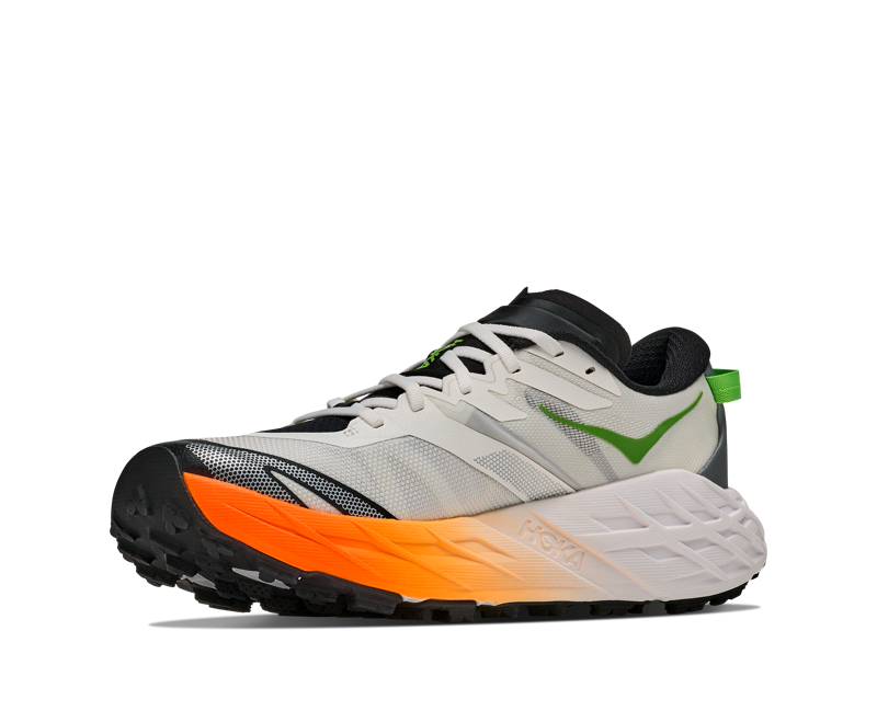 Hoka Speedgoat 7 Men's Trail Running Shoes - Frost Neon Tangerine-2