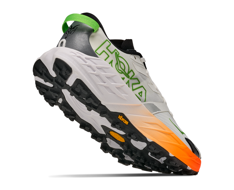 Hoka Speedgoat 7 Men's Trail Running Shoes - Frost Neon Tangerine-5
