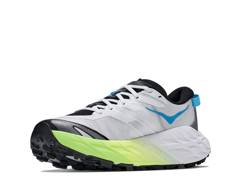 Hoka Speedgoat 7 Women's Trail Running Shoes - Frost Neon Yuzu-3