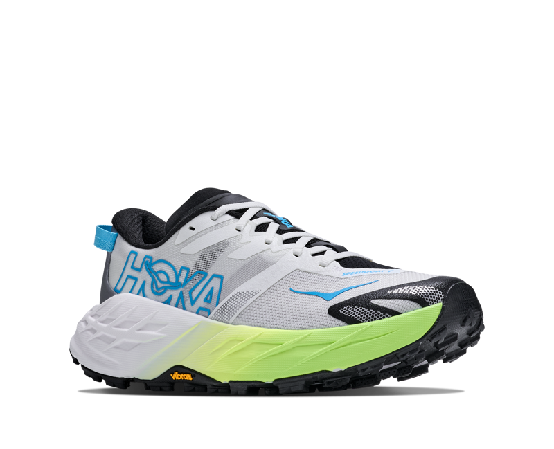 Hoka Speedgoat 7 Women's Trail Running Shoes - Frost Neon Yuzu-1