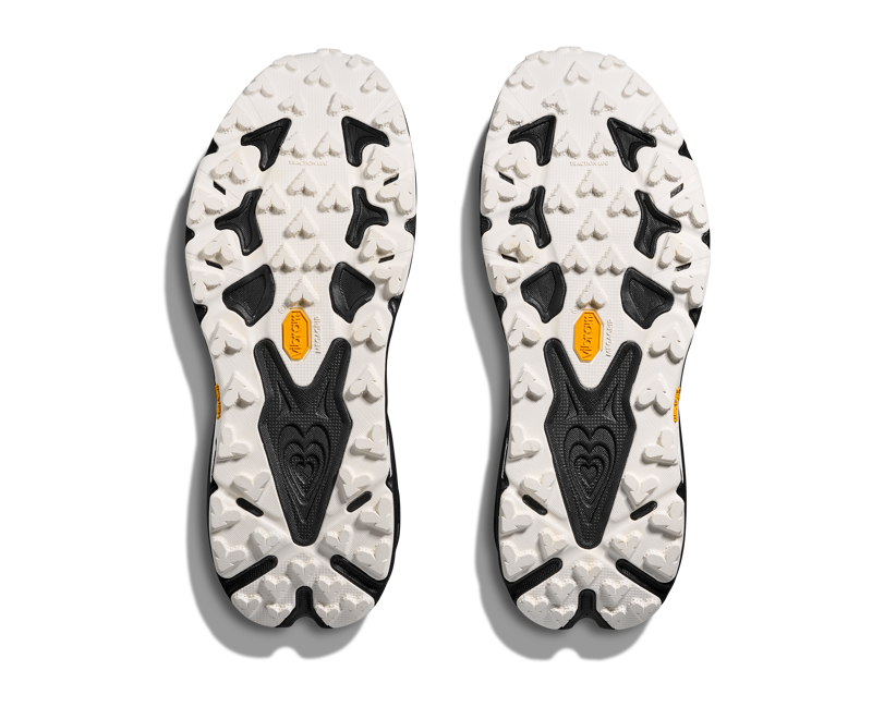 Hoka Speedgoat 7 WIDE Men's Trail Running Shoes -  Black White-5