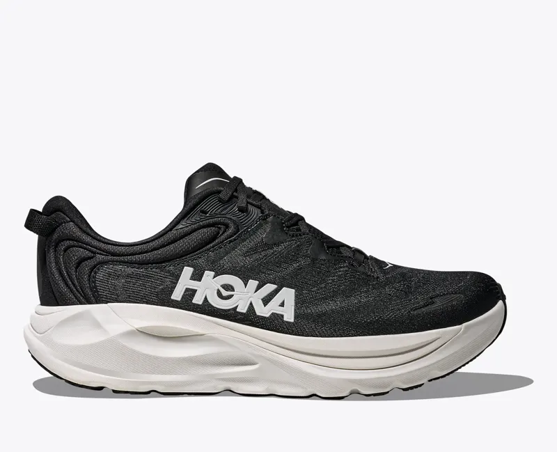 Hoka Gaviota 6 WIDE Men's Supportive Running Shoes - Black White