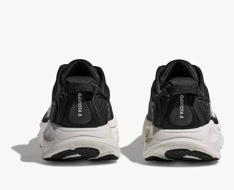 Hoka Gaviota 6 WIDE Men's Supportive Running Shoes - Black White-5