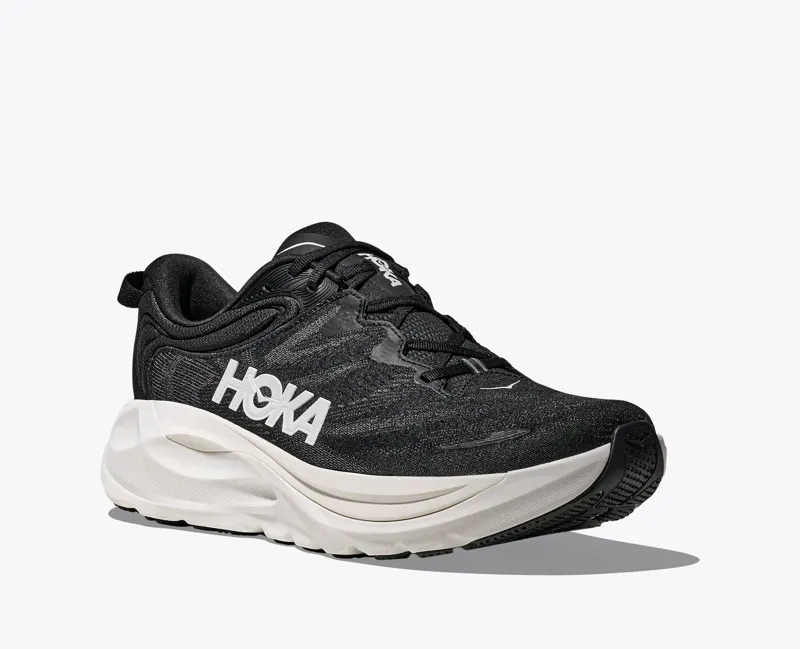 Hoka Gaviota 6 WIDE Men's Supportive Running Shoes - Black White-1