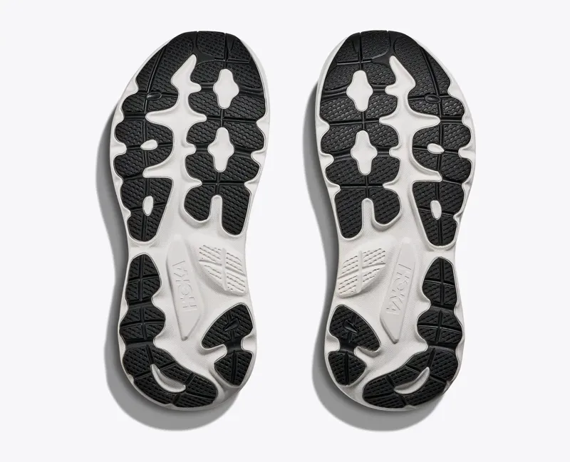 Hoka Gaviota 6 WIDE Men's Supportive Running Shoes - Black White-6