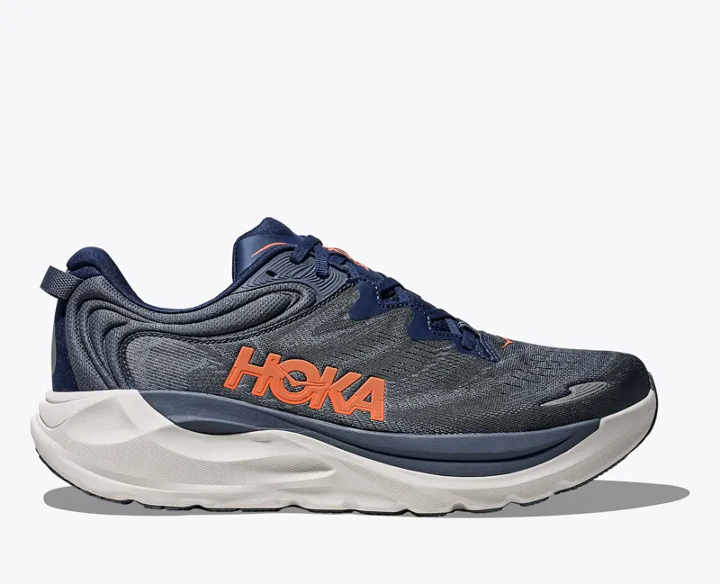 Hoka Gaviota 6 Men's Supportive Running Shoes - Midnight Blue Faded Navy