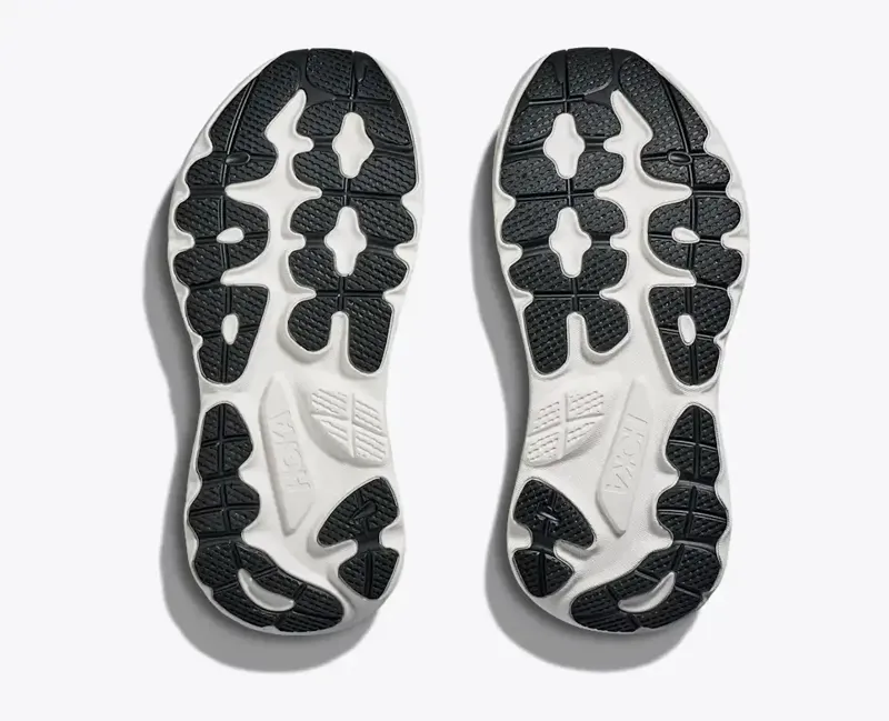 Hoka Gaviota 6 WIDE Women's Supportive Running Shoes - Black White-6