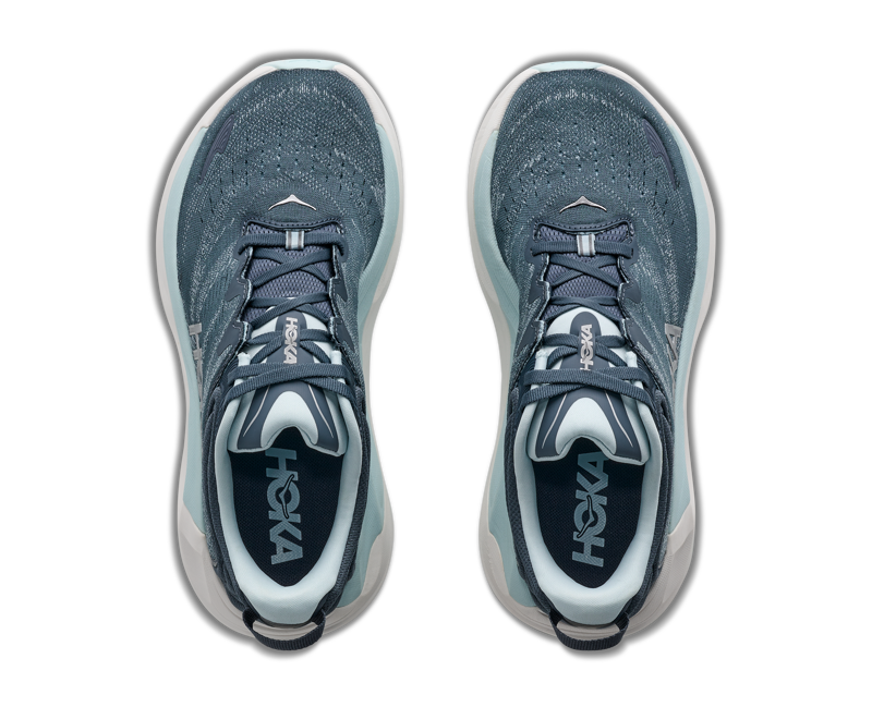 HOKA Gaviota 6 Women's Supportive Running Shoes - Faded Navy Glimmering Blue-5
