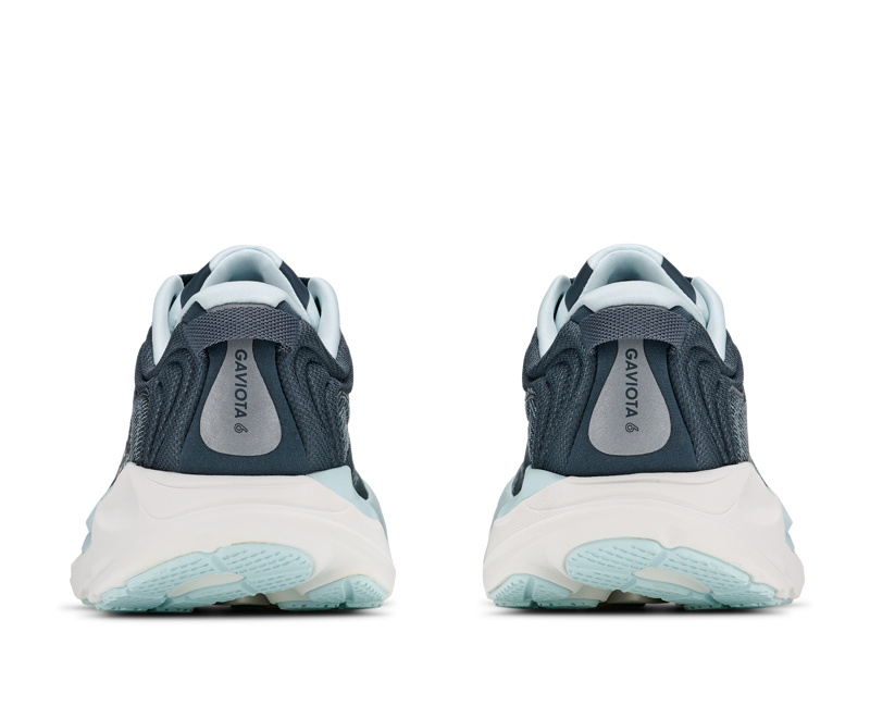 HOKA Gaviota 6 Women's Supportive Running Shoes - Faded Navy Glimmering Blue-4