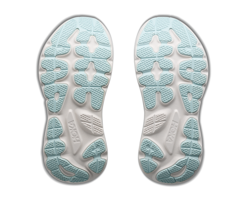 HOKA Gaviota 6 WIDE Women's Supportive Running Shoes - Faded Navy Glimmering Blue-6