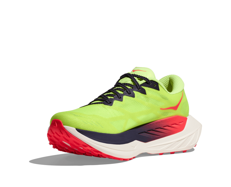 Hoka Rocket X Trail Men's Trail Running Shoes - Neon Yuzu Neon Flame-2