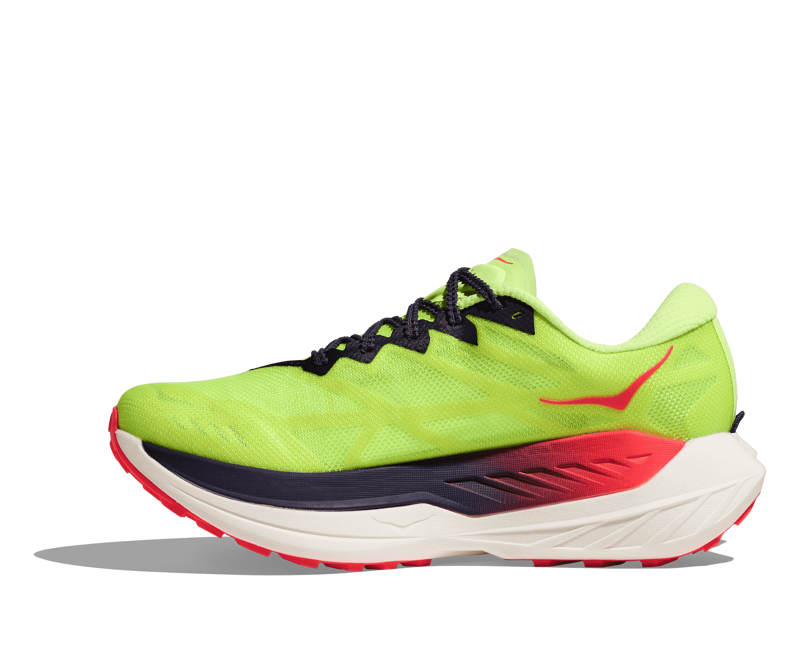 Hoka Rocket X Trail Women's Trail Running Shoes - Neon Yuzu Neon Flame-3