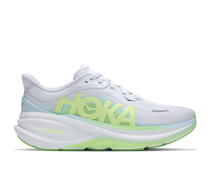 Hoka Clifton PRO Wide Women's Running Shoes - Cosmic Grey Neon Yuzu