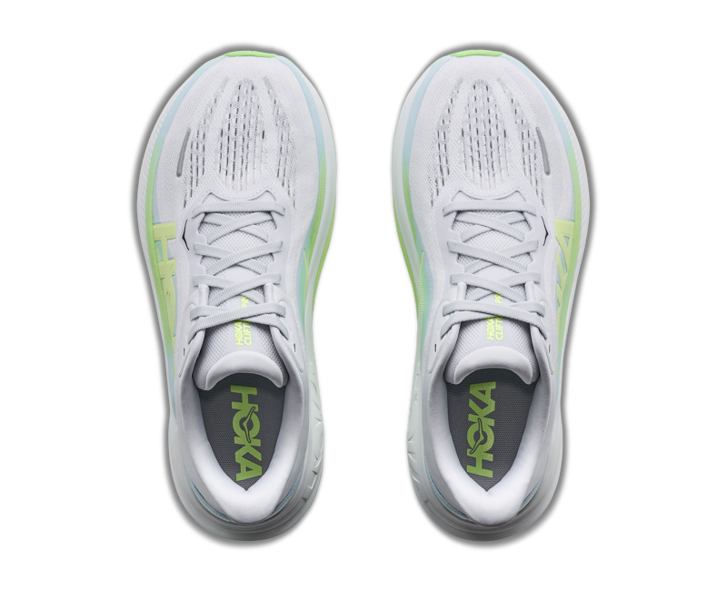 Hoka Clifton PRO Wide Women's Running Shoes - Cosmic Grey Neon Yuzu-6