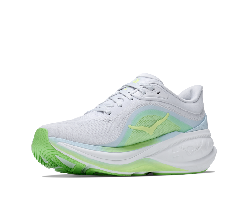 Hoka Clifton PRO Wide Women's Running Shoes - Cosmic Grey Neon Yuzu-3