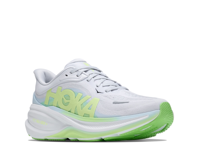 Hoka Clifton PRO Wide Women's Running Shoes - Cosmic Grey Neon Yuzu-1