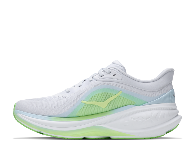 Hoka Clifton PRO Wide Women's Running Shoes - Cosmic Grey Neon Yuzu-2