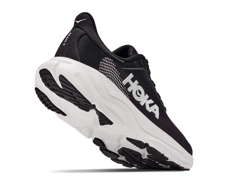 HOKA Arahi 9 Men's Supportive Running Shoes - Black White-5