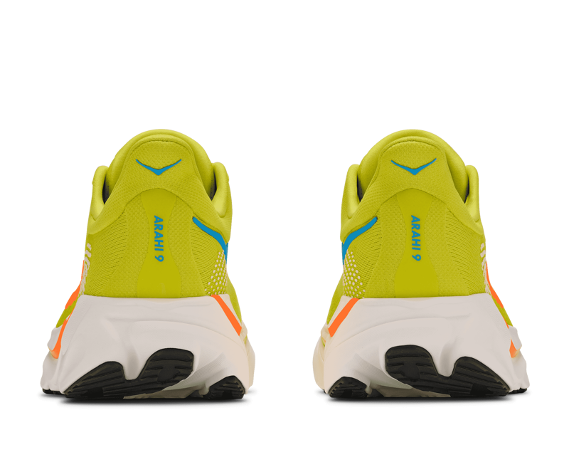 HOKA Arahi 9 Men's Supportive Running Shoes - Hoka Citrus Neon Tangerine-4