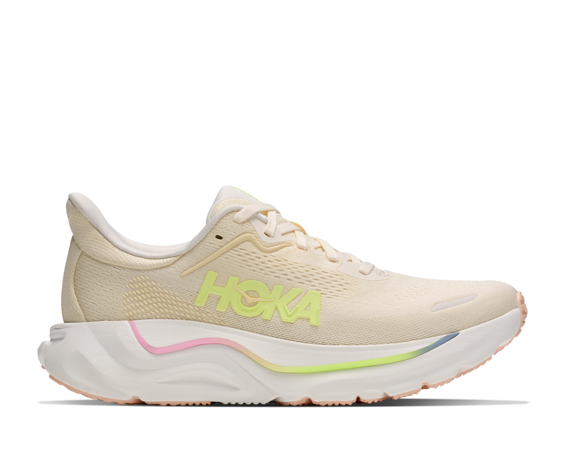 Hoka Arahi 9 Women's Supportive Running Shoes - Vintage Yellow Alabaster