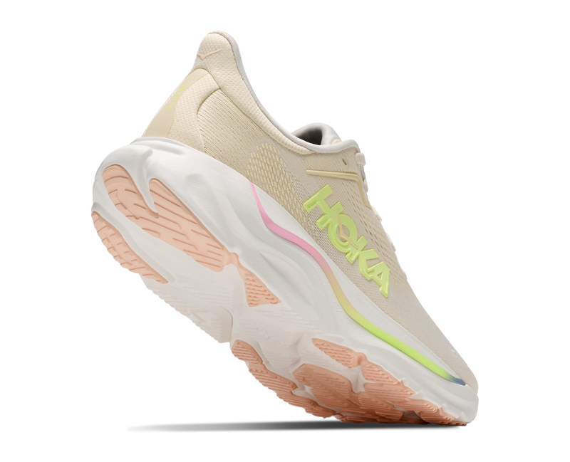 Hoka Arahi 9 Women's Supportive Running Shoes - Vintage Yellow Alabaster-5