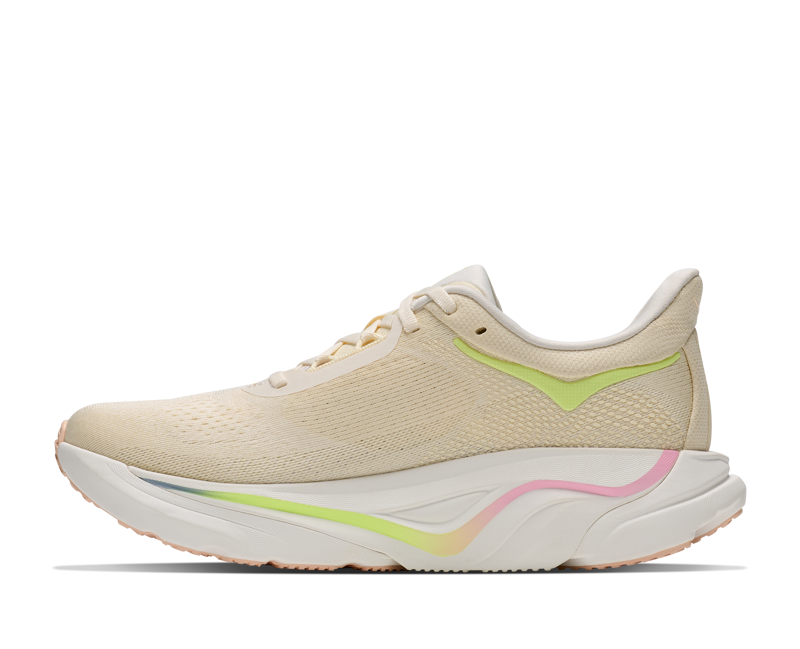 Hoka Arahi 9 Women's Supportive Running Shoes - Vintage Yellow Alabaster-2