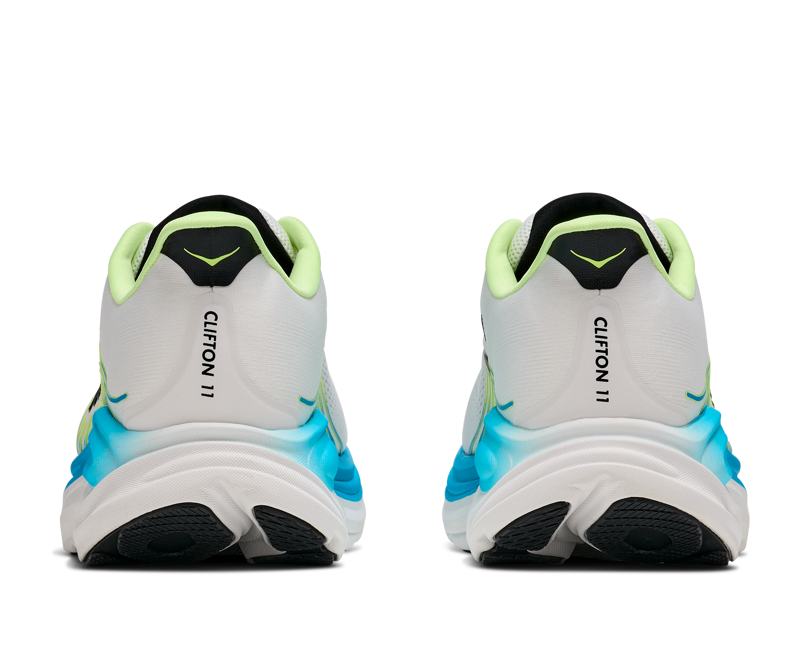 Hoka Clifton 11 Men's Running Shoes - Frost Black-4