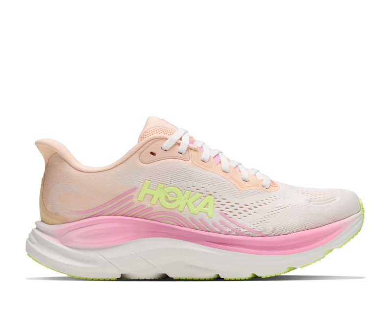 Hoka Clifton 11 Women's Running Shoes - Tangerine Glow White