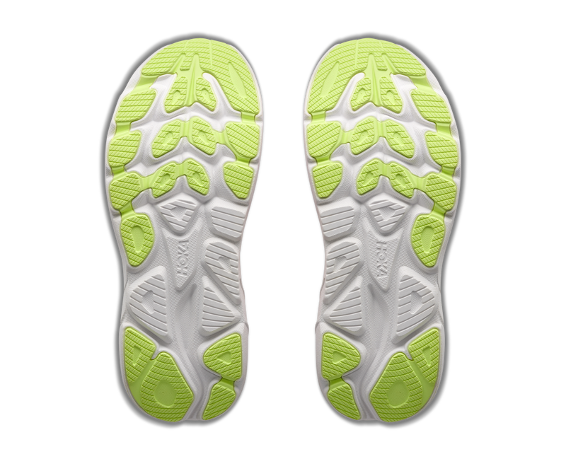Hoka Clifton 11 Women's Running Shoes - Tangerine Glow White-7