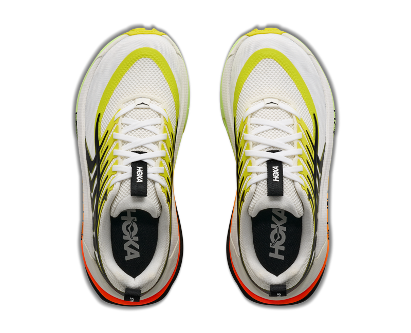 HOKA Stinson 8 Men's Supportive Trail Running Shoes - Frost Black-6