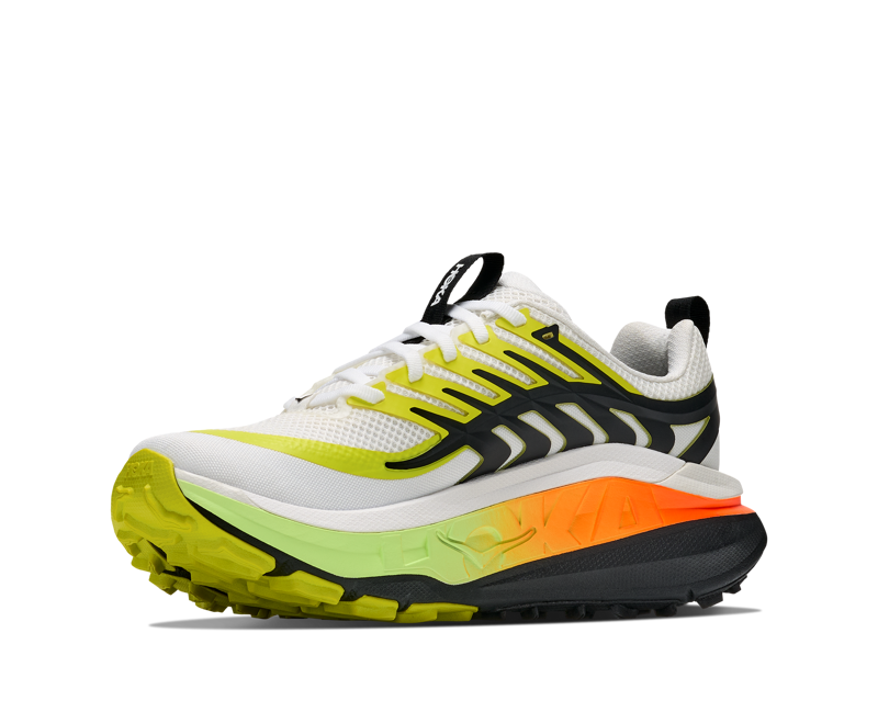 HOKA Stinson 8 Men's Supportive Trail Running Shoes - Frost Black-2