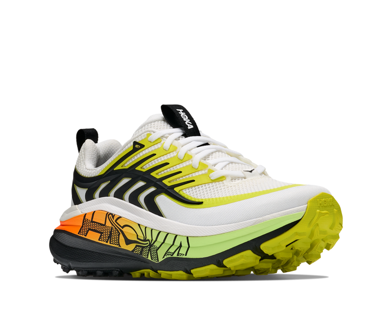 HOKA Stinson 8 Men's Supportive Trail Running Shoes - Frost Black-1
