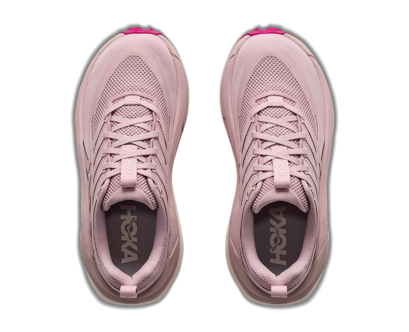 HOKA Stinson 8 Women's Supportive Trail Running Shoes - Pink Opal Alabaster-6