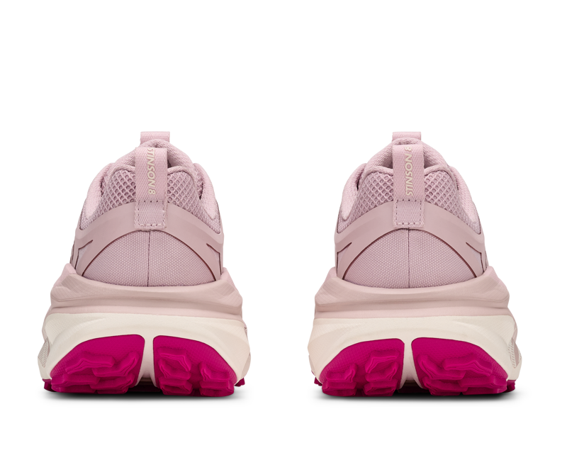 HOKA Stinson 8 Women's Supportive Trail Running Shoes - Pink Opal Alabaster-5