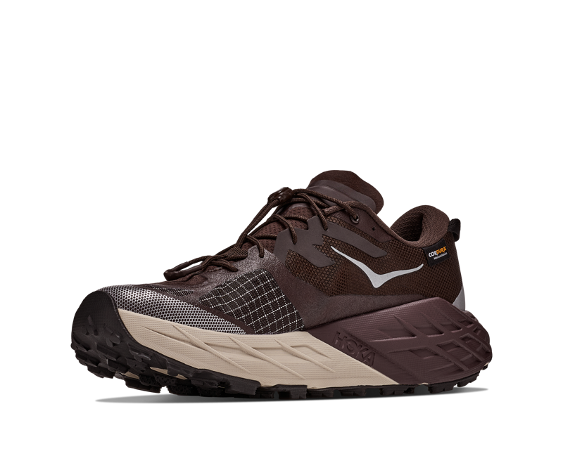 HOKA Speedgoat 7 GTX Men's Trail Running Shoes  - Spiced Chocolate River Rock Grey-3