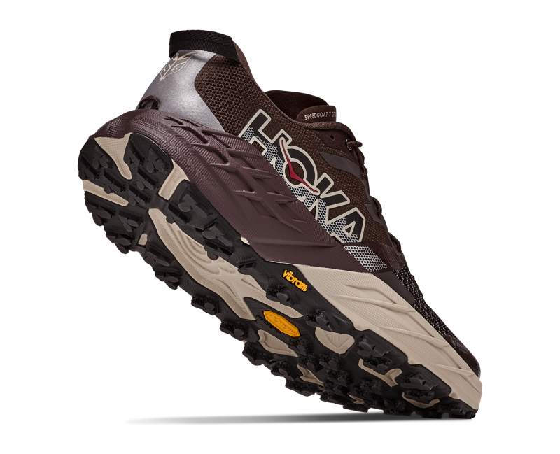 HOKA Speedgoat 7 GTX Men's Trail Running Shoes  - Spiced Chocolate River Rock Grey-7