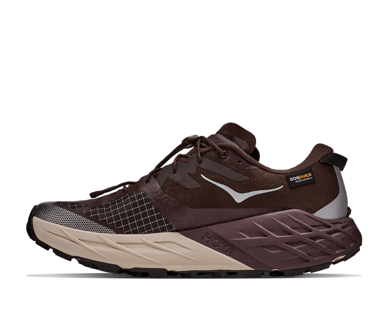 HOKA Speedgoat 7 GTX Men's Trail Running Shoes  - Spiced Chocolate River Rock Grey-2