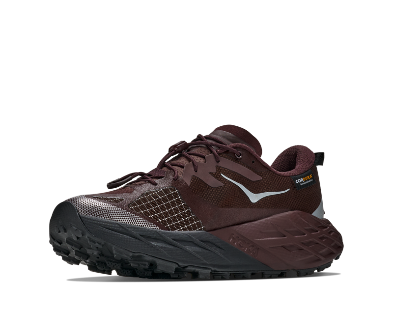 Hoka Speedgoat 7 GTX Women's Trail Running Shoes - Deep Mauve Black-3