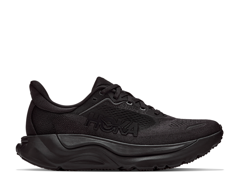 HOKA Arahi 9 WIDE Women's Supportive Running Shoes - Black Black