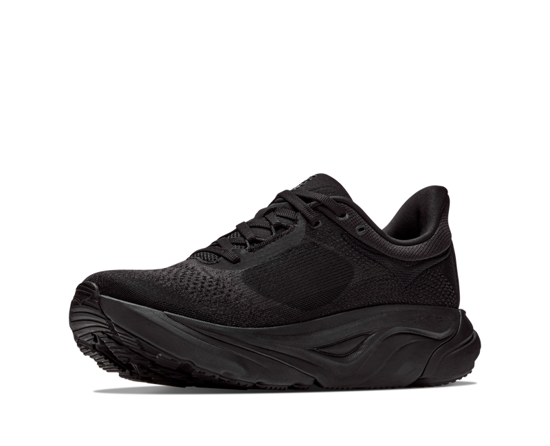 HOKA Arahi 9 WIDE Women's Supportive Running Shoes - Black Black-3