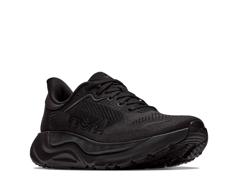 HOKA Arahi 9 WIDE Women's Supportive Running Shoes - Black Black-1
