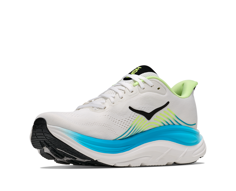 Hoka Clifton 11 WIDE Men's Running Shoes - Frost Black-3