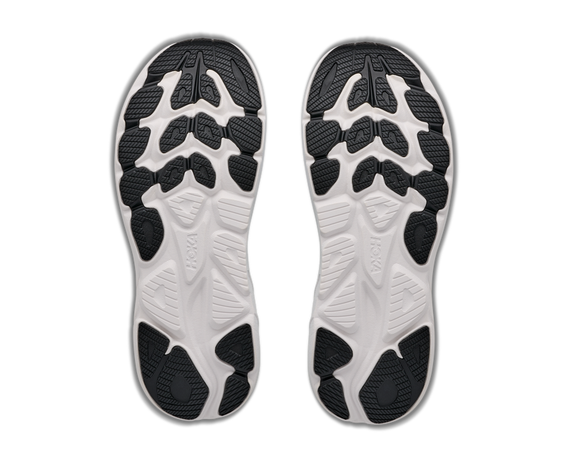 Hoka Clifton 11 WIDE Men's Running Shoes - Frost Black-7