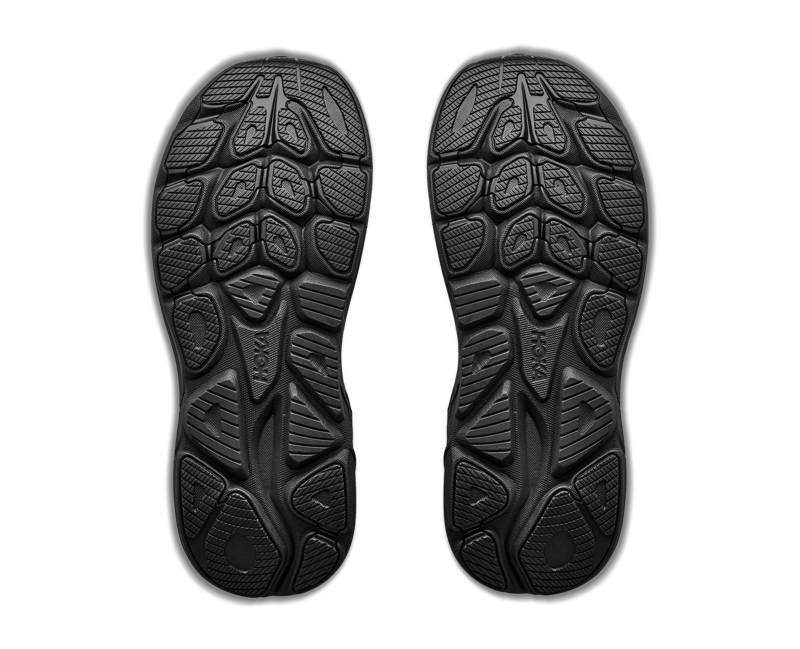 Hoka Clifton 11 Wide Women's Running Shoes - Black Black-7