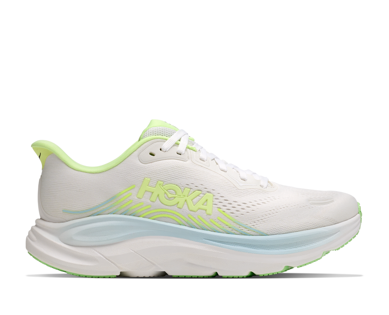 Hoka Clifton 11 WIDE Women's Running Shoes -  Frost Neon Yuzu 