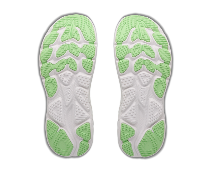 Hoka Clifton 11 WIDE Women's Running Shoes -  Frost Neon Yuzu -7